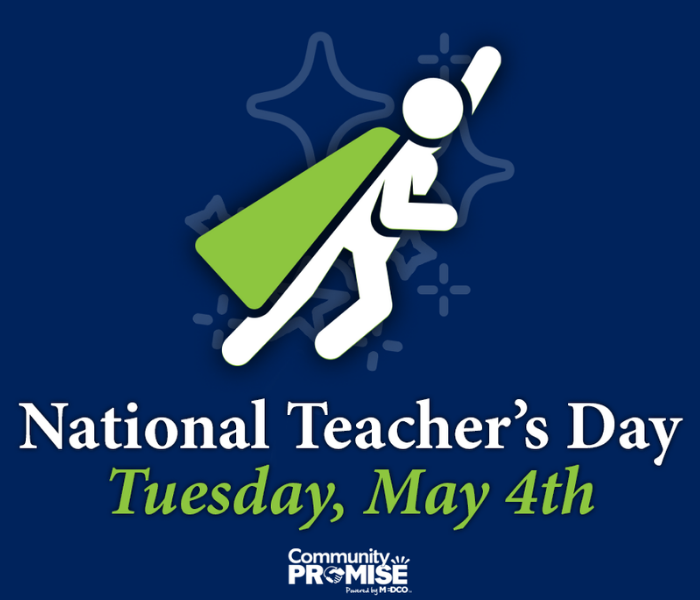 National Teacher's Day graphic