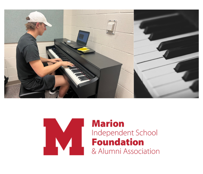 MHS Student Playing Piano